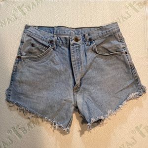 Vintage wrangler denim shorts